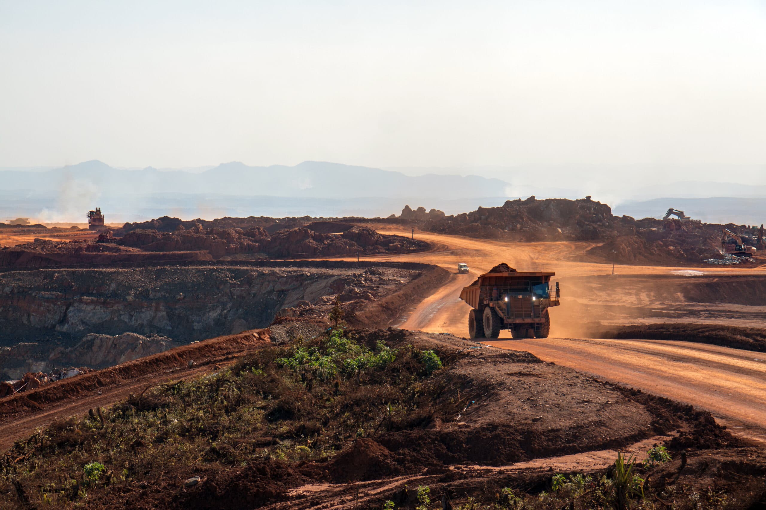 Open-pit mining operations